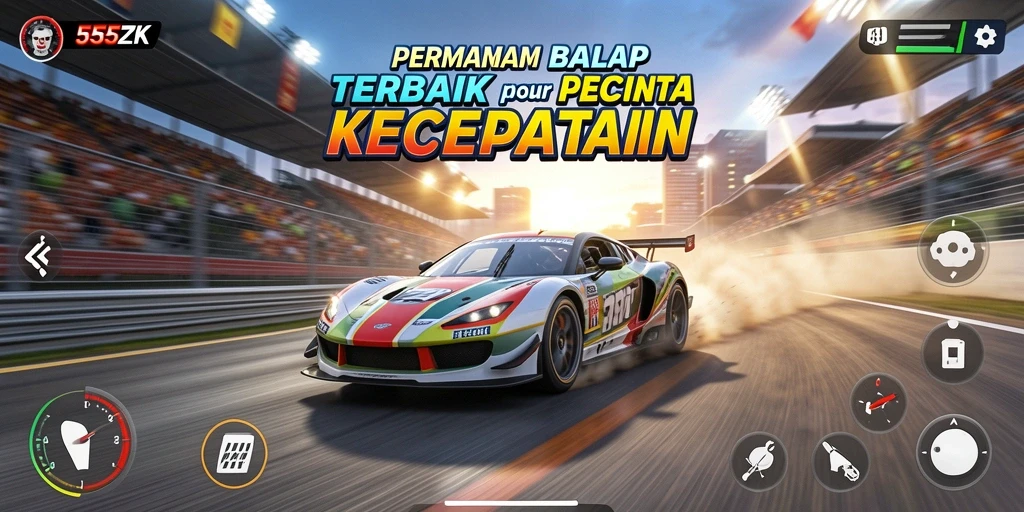 Gameplay Racing menantang dengan grafik menakjubkan di 555ZK.