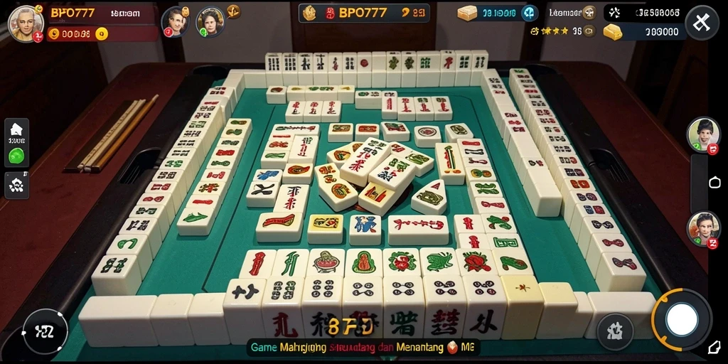 Tampilan gameplay Mahjong yang menarik di BPO777.