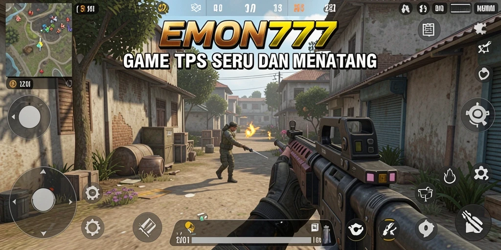 Tampilan gameplay EMON777 yang penuh aksi dan seru.