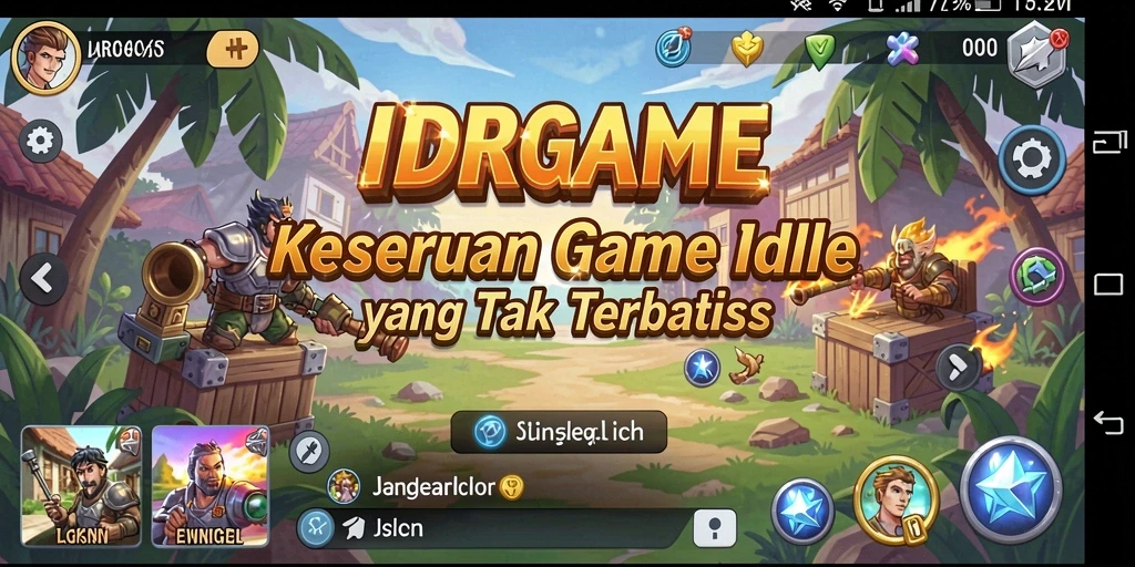 Tampilan gameplay <strong>IDRGAME</strong> yang menarik dan penuh warna.