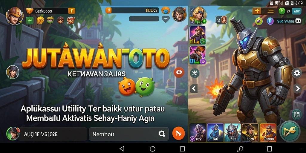 Tampilan antarmuka sederhana dan fungsional dari JUTAWANTOTO untuk aktivitas sehari-hari.