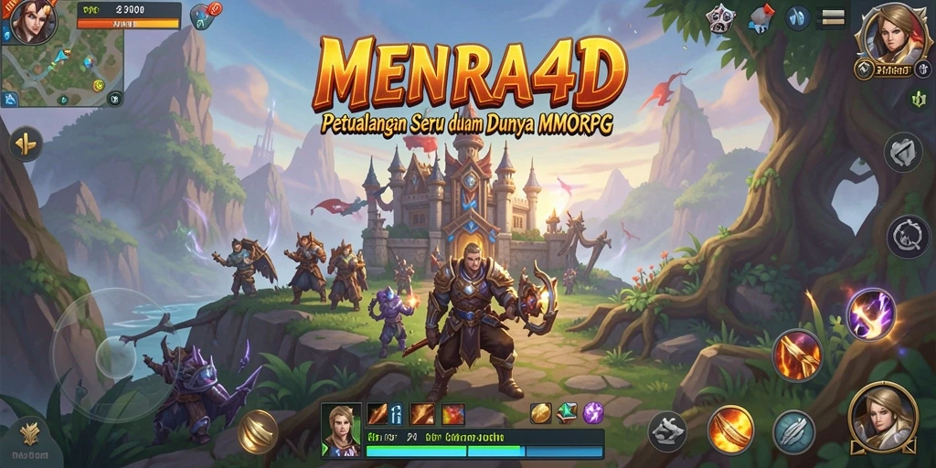 Tampilan gameplay MENARA4D yang menarik dan interaktif.