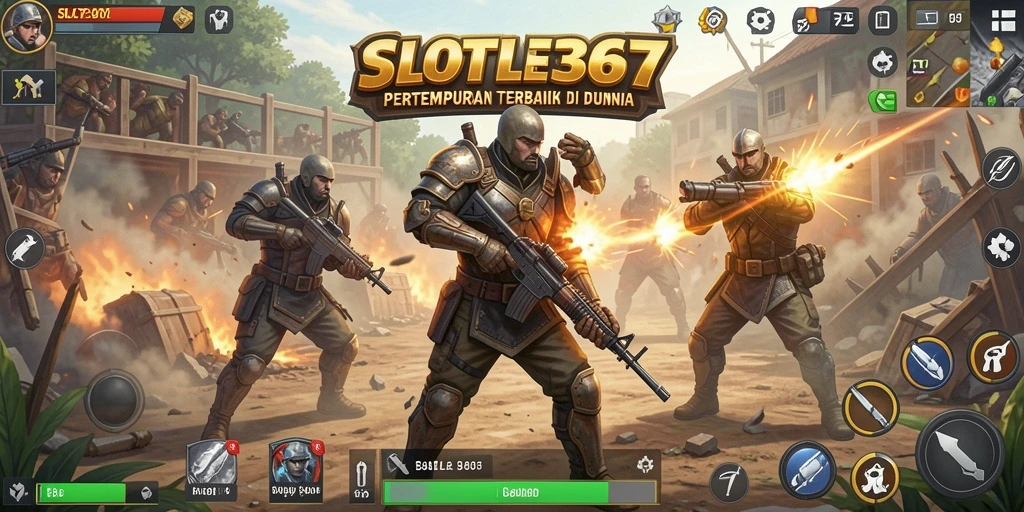 Tangkapan layar SLOT367 menampilkan momen intens dalam gameplay Battle Royale.