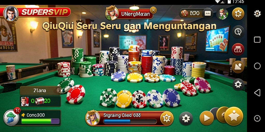 Tampilan gameplay SUPERSVIP yang menegangkan dan seru.
