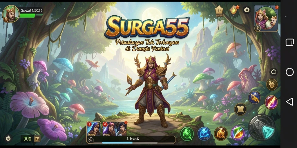 Gameplay <strong>SURGA55</strong> yang menakjubkan dengan petualangan seru dan tantangan menarik.
