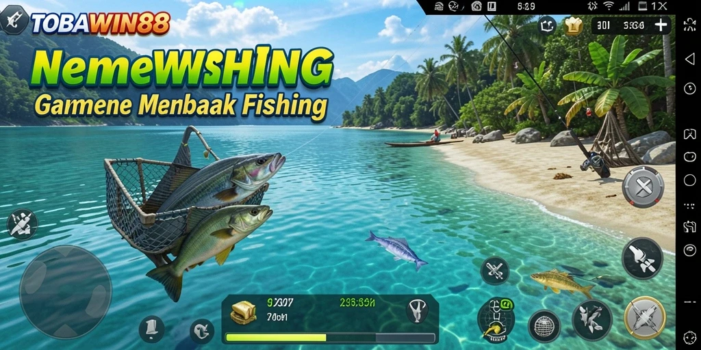 Tangkapan ikan yang menakjubkan dalam gameplay TOBAWIN88.