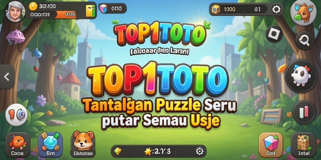Screenshot gameplay <strong>TOP1TOTO</strong> menunjukkan teka-teki menarik dan tantangan seru.