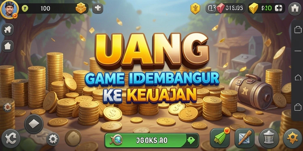 Tampilan gameplay UANG yang menarik saat membangun kekayaan.